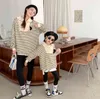 Весенняя одежда для мамы и дочки, модные толстовки с длинными рукавами в корейском стиле для женщин и маленьких девочек, рубашка для родителей и детей, футболка