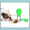 Dog Bowls Feeders Supplies Pet Home Garden Water Dispenser Feeder For Small Large Dogs 300Ml Travel Puppy Cat Por Dhsak