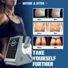 em ems slim Muscletech Abnehmen in großen Bildschirmgrößen mit RF-Behandlungsmaschine 2 Griffe Körpermassage Fett-Cellulite-Entfernung zum Agenten-Verkaufspreis