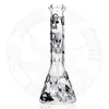 10 pulgadas Vaso luminoso Calcomanías Alien Patterns Hookah DAB Oil Rig Reciclador Fumar Bong Tubería de agua