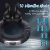 NXY COCKRINGS VIREEREN DUBELE PENIS RING DILDO Vibrator rekbare verstelbare lul langer harder seksspeelgoed voor mannen Prostaat Massager 220505