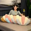 Ice Soft Color Sea Shell Plush Cushion Filled Rainbow For Girl Room Decor Fantastic Sofa J220704