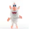 38cm Russia Cartoon Little Pig Toy White Monkey Soft Cotton Doll Action Figures Cooper Buba Plush Toys 220629