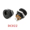 Autres accessoires d'éclairage 2/5/10pcs 5.5x2.1mm DC-022 DC Prise de courant Femelle Jack Vis Écrou Connecteur de montage sur panneau 12V 3A 5.5 2.1mm Prise mâle