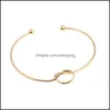 Pulseira pulseira de pulseiras de j￳ias em forma de cora￧￣o para mulheres meninas abertas de mangueira ajust￡vel liga cora￧￵es de moda entrega 2021 dvf0a