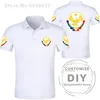 Daguestão Polo Camisa Grátis Custom Made Makhachkala Polo Camisa Impressão Bandeira DIY Rússia Rússia Rossiya Kizlyar Khasavyurt Roupas 220702