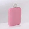 6 OZ Mesdames Portable Petite Flasque En Acier Inoxydable 304 Flacon Plein Diamant Couverture Mini Madame Whisky Bouteille De Vin