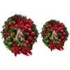 Dekoracyjne kwiaty wieńce świąteczne wieniec dekoracje ścian świątecznych ornamentów święta rodzina sztuczna
