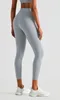 2024 lululemenI Pantalon de yoga avec poches Leggings pour filles Taille haute Sport Gym Wear Legging Tenue élastique Costume Femmes Entraînement Sport Joggers Running lvo552