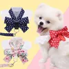 Colliers pour chiens et laisses, harnais doux, belle laisse en dentelle pour chat, nœud papillon, sangle de poitrine, fournitures pour animaux de compagnie, accessoires pour chiens rouges