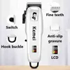 Kemei Elektrische Tondeuse Snijden Maching Draadloze Trimmer Mannen Professionele Clipper Machine Oplaadbare Hair Cut Kapper 220624