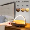 15W kabelloses Schnellladegerät Hochleistungs-Holz-Bluetooth-Lautsprecher LED-Lampe Nachtlicht Telefonhalter für iPhone 13 13Pro 12 X XR 11