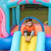 Doktor Dolphin aufblasbares Bounce House mit Slide Kinderspielplatz Innenausr￼stung Kinder inflatabltrampolin Naughty Castle