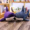 Śliczna symulacja Shark Pop Baby Cuddle Toys ldren śpiąca partner pluszowa poduszka z kocowymi prezentami do ldren sofa dekoracje J220729