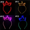 22 Styles blinkande LED -hårbandsträngar Glow Flower Crown Pannband Lättparty Rave Floral Accessories Garland Luminous Hair Wre9587776