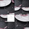 Anklets Jewelry Fun-Beauty Korean Version Of Simple And Sweet Anklet Wild S925 Female Forest Fashion Creative Jewelry1 Drop Delivery 2021 Rs