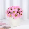 Decorative Flowers & Wreaths 30/60Pcs Mini Silk Daisy Flower Artificial For Wedding Bridal Home Decoration DIY Garland Scrapbooking Fake Flo
