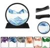 3D hourglass art unique decorative ornaments glass quicksand painting living room office desktop decoration 220406