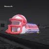 Customized Inflatable Football Helmet Sport Tunnel Airblown Team Entrance Mascot Passage For Event