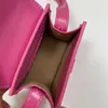 Bolsos de traza de moda de color rosa caramelo bolsos de hombro retro