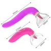 OLO Tong Likken Vibrator Speeltjes voor Vrouw Vacuüm Cup Pomp Inademen Schaamlippen Borst Inademen Vergroten Massage Sucker Pomp Vibrator251k5781100