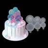 Varios StarRoundHeart Lollipop molde de silicona moldes de pastel de caramelo de Chocolate para pastel de cumpleaños herramienta de decoración accesorios para hornear 220815