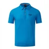 Yüksek kaliteli mektup baskı golf polo gömlek rahat düz renkler erkek üstleri kısa kollu 220615