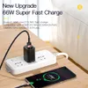 6A USB Type C Cable For Huawei P30 P40 Pro 66W Fast Charging Wire USB-C Charger Data Cord For Samsung S21 ultra S20 Poco