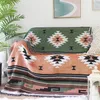 Plaid s Gestrickte Nordic Handtuch Sofa Abdeckung Voll Gestreiften Zimmer Nacht Decke für Home Dekoration cobertor manta