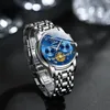 Мужские смотриты на топ бренда роскошные бизнес -модные часы для мужчин хронограф спортивные водонепроницаемые кварцевые часы Relogio Masculino