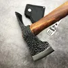 Piccone Outdoor Portable Axe Hatchet Forgiato a mano con fodero Attrezzi da campeggio Caccia Tattico militare Attrezzatura domestica pratica assi multiuso