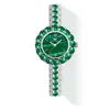 Zegarek bs pszczoła Siostra Small Diamond Green Watch Kobiety Eleganckie kobiety Wodoodporne zegarki nadgarstka Montre Femmewristwatches