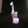 Smoking Pipe recycle rbr1.0 secret white and purple lollipop and american color14mm joint