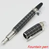 الترويج Starwalkes Black Ballpoint Pen Fountain Pen Business Office Stationery Luxurs اكتب كرة الكرة مع Bag4125740