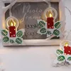 165 cm Party Decoration LED Light String Ornament Plastic Santa Claus Christmas Tree Snowman Lights Garland Glow in the Dark Xmas Dec D3.0