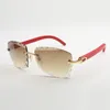 Совершенно новый ручная гравированная дизайн линзы сезонные солнцезащитные очки модных модных очков 3524029