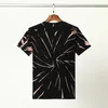 Erkek Tişörtler Tasarımcı Tees Tshirt Lüks Mens Pot Gömlek Yaz Moda Nefes Modası Kısa kollu Kazan Giyim Kısa Kollu Üst RZI6