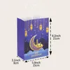 Party Decoration 6Pcs/set Eid Mubarak Kraft Paper Gift Bags Ramadan Aid GiftParty PartyParty