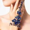 Link Chain Flower 1pc Luxury White Crsytal Wrist Fashion For Women Bracelet Toe Chains Finger Ring Aesthetic Jewelry Anklet GiftLink Lars22