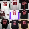 XFLSP Full Tilt Poker Baseball Jersey 100% Stitched Custom Baseball Jerseys Any Name Number Zwart Wit Vintage Jersey