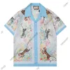 Mescola camicie casual da uomo Summer Hawaii Floral Letter Stampa Beach Tshirts Designer Tshirt Luxury Designer Silking Shirt W302A W302A