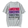 Mens T-shirts Anime Chainsaw Man Power Blood t Shirts Men Women Oversized Short Sleeve T-shirt Streetwear