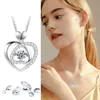 Chains Long Necklace Silver Small Gold Pendant Heart Shaped For Jewelry Girls Kids NecklaceChains