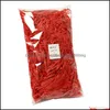 Gift Party Party Supplies Festive Home Garden 100g Colorf Shredded Crinkle Paper Raffia Candy Boxes