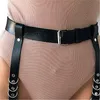 Ceintures Sexy femmes harnais taille ceinture en cuir PU jarretelles joint torique ceinture Punk sangle bande jambe Club fête appel accessoiresceintures