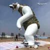 巨大なインフレータブルホッキョクウム漫画アニマルマスコットモデル6m白気の空気爆破クマのバルーンステージショー