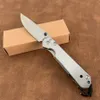 Chris Reeve Mini CR Classic Sebenza 21 Folding knife 440C Blade with Ripple Shape Full Steel Handle Gift for men EDC tool Key Pocket Knives