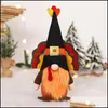 Souvenirs Décorations De Fête De Thanksgiving Dinde En Forme De Chapeau Gnome F Mxhome Dhzc6