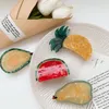 Cute Fruit and Vegetable Hair Clip Korean Girls Fashion acetate hairpin For Ladies Women Summer fresh banana watermelon Barrette A5807123