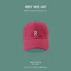 2022 Moda Street Hat Letter R Flat Cap Damskie Soft Top Ins Casual Outdoor New Hats Men's and Women's Baseball Caps